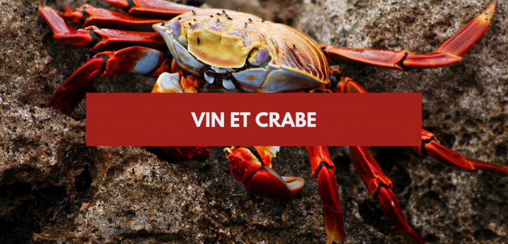 Vin et crabe