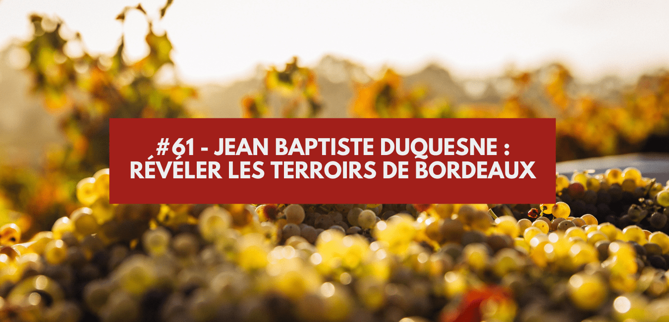 You are currently viewing #61 – Jean Baptiste Duquesne : révéler les terroirs de Bordeaux